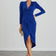 Forever Wrap Midi dress with front Slit