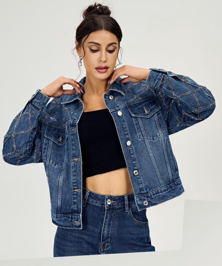 JQD DENIM JACKET 完売 JQD デニム JACKET NBA OFFTHE COURTジャケット