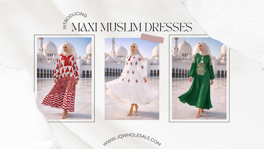 Wholesale Maxi Muslim Dresses: Elegant, Modest & Trending for Spring Summer