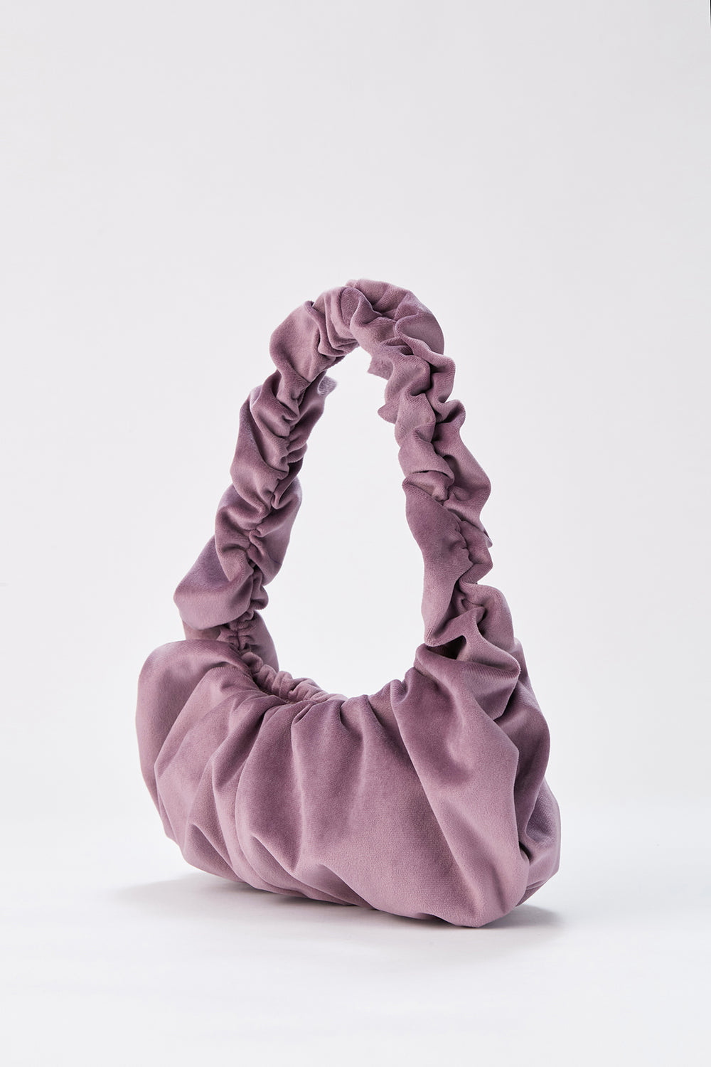 Pleated Shoulder Bag - Lilac