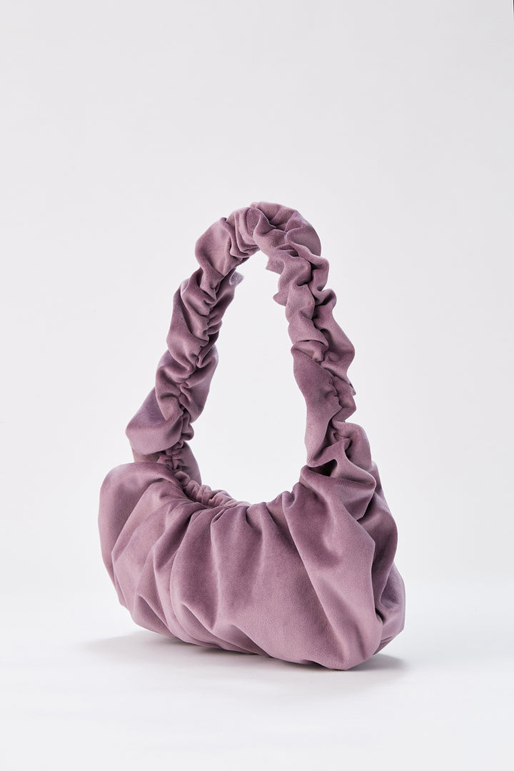 Pleated Shoulder Bag - Lilac