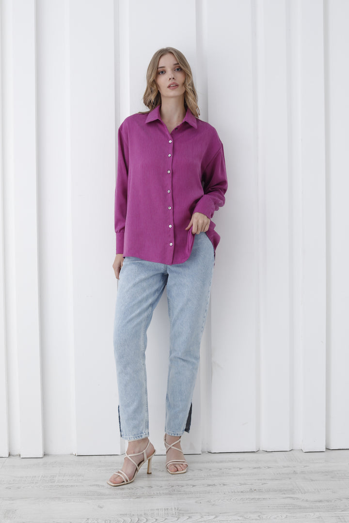 Women’s Tencel Oversized Shirt