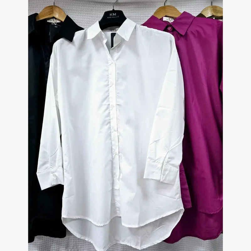 (2P.PACK) Pure Cotton Layering Shirt - jqwholesale.com
