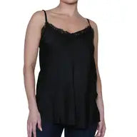 Sateen Crochet Trim Vest Top - jqwholesale.com