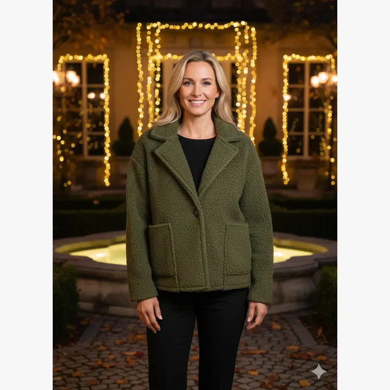 Teddy Boucle 2 Pocket Coat - jqwholesale.com