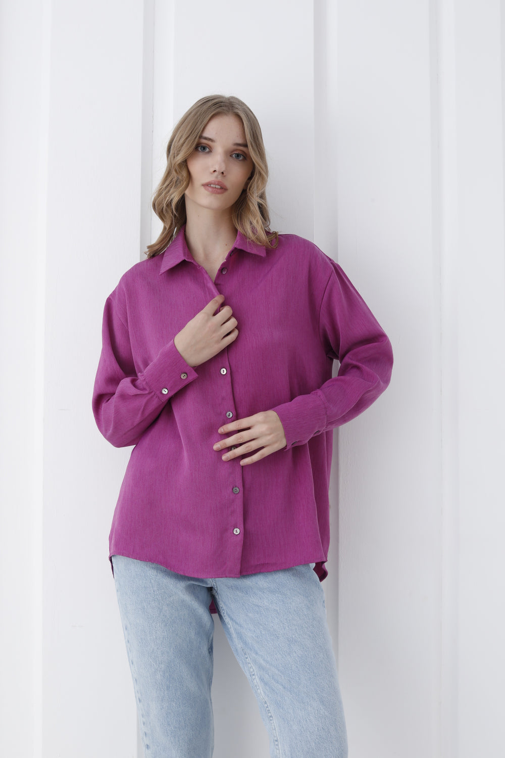 Women’s Tencel Oversized Shirt