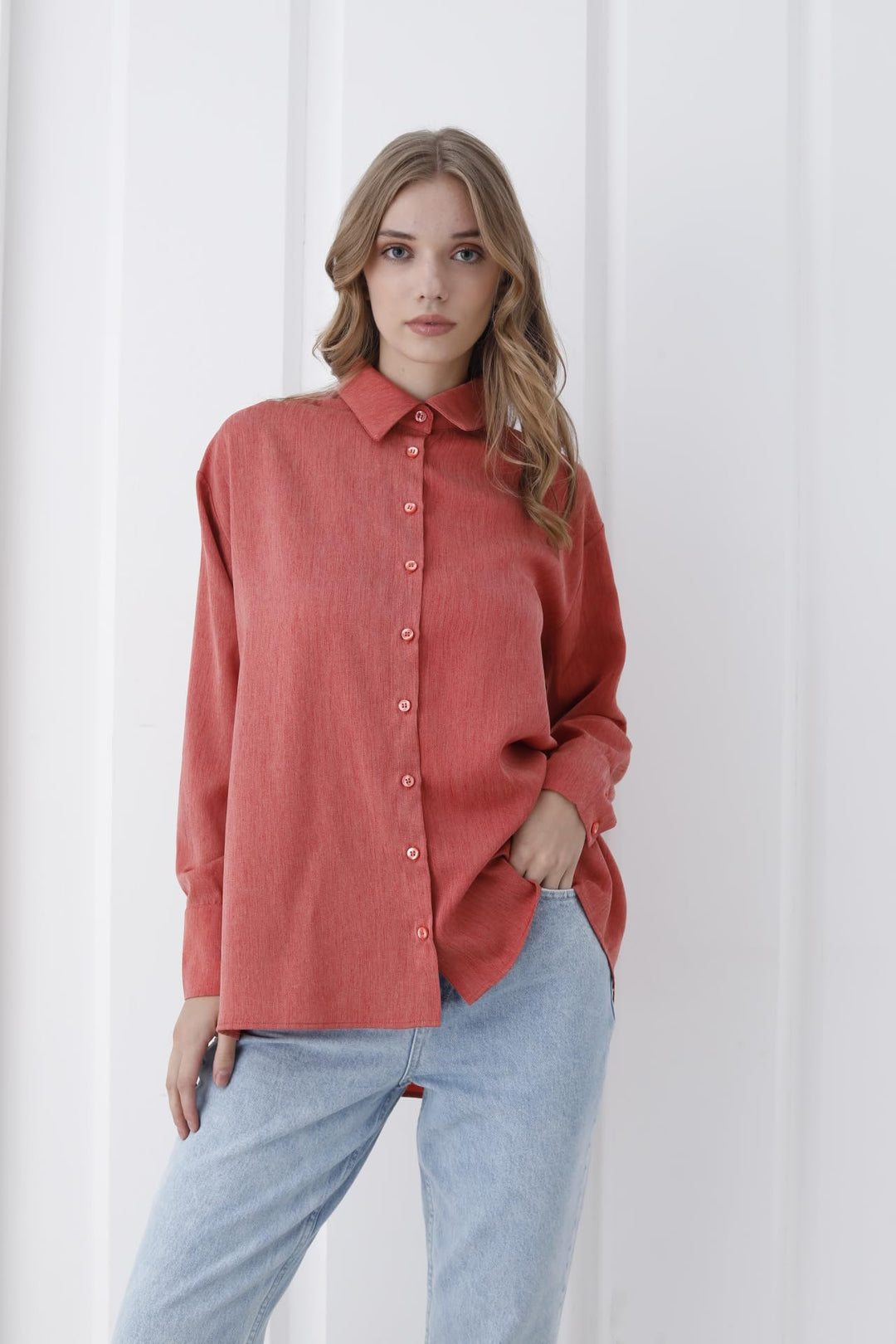 Women’s Tencel Oversized Shirt