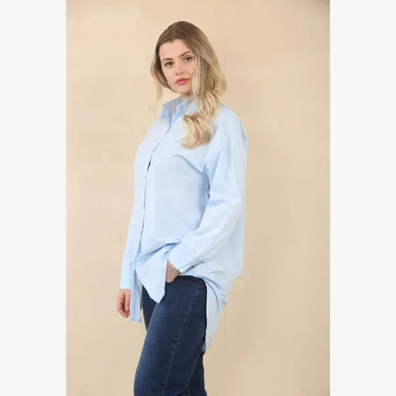 (2P.PACK) Pure Cotton Layering Shirt - jqwholesale.com