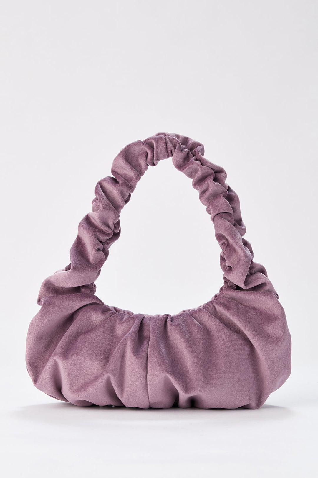 Pleated Shoulder Bag - Lilac
