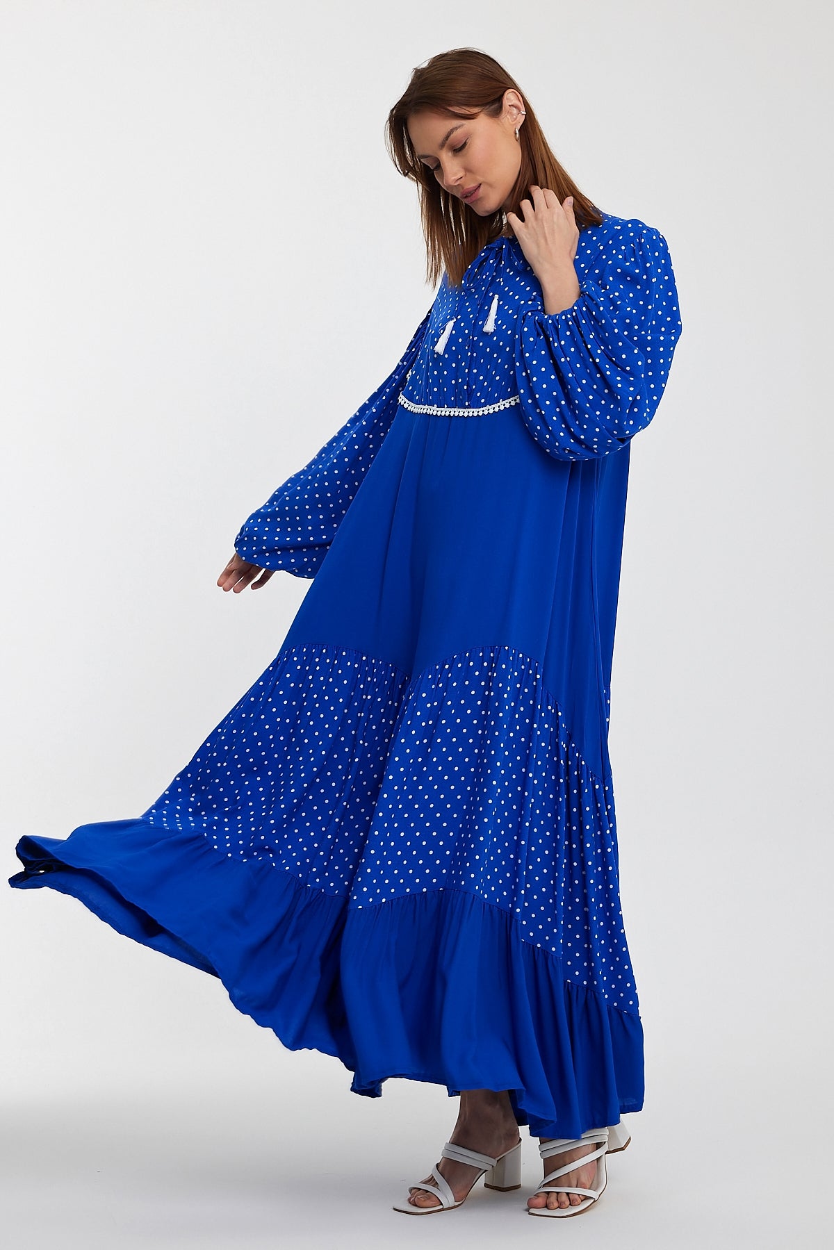 Abstract Print Oversized Maxi Dress | Wholesale Dresses