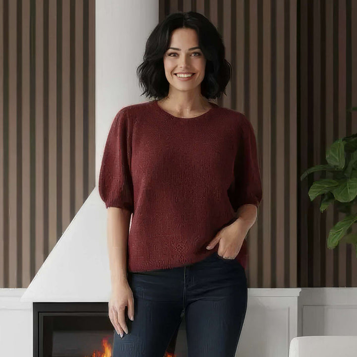 Alpaca baby angora knit jumper - jqwholesale.com