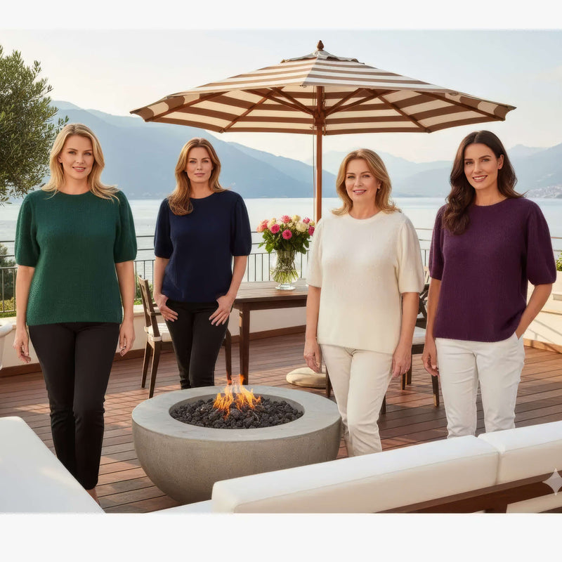 Alpaca baby angora knit jumper