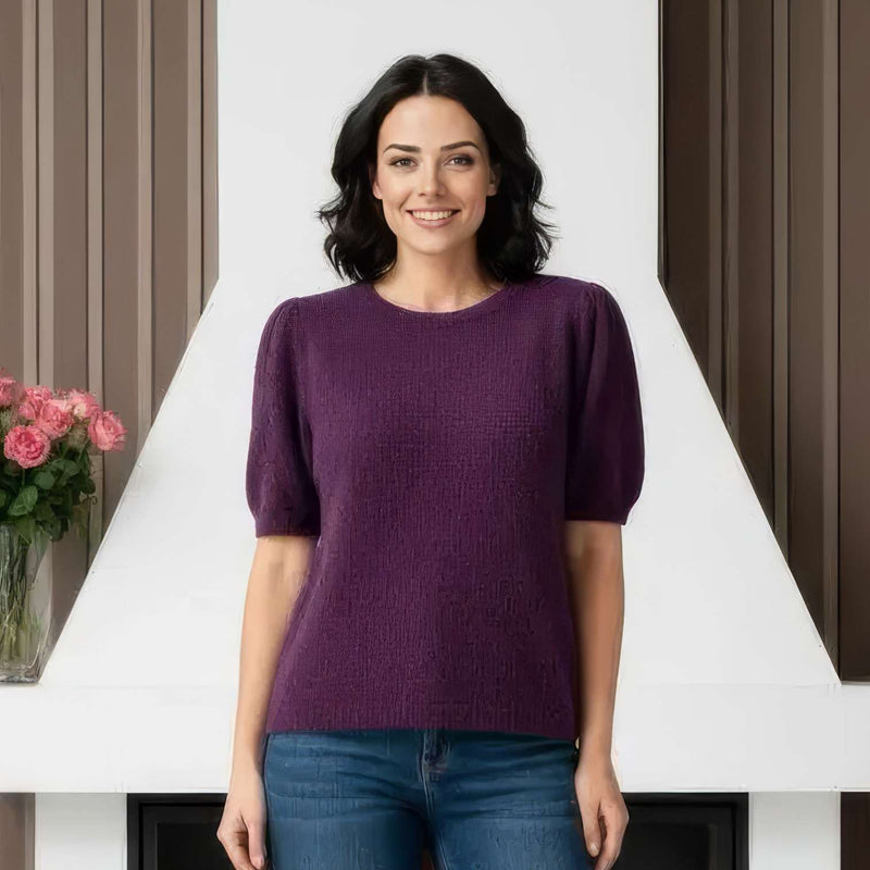 Alpaca baby angora knit jumper - jqwholesale.com