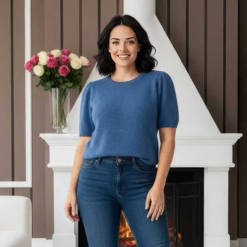 Alpaca baby angora knit jumper - jqwholesale.com