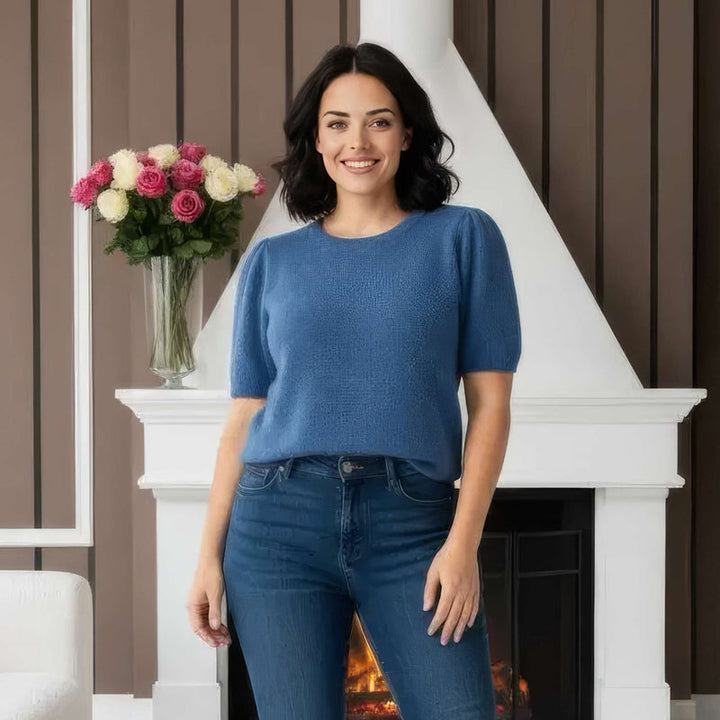 Alpaca baby angora knit jumper - jqwholesale.com