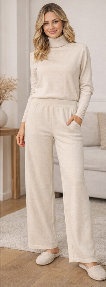 Luxe Loungewear Wide Leg Trousers (2p.pack)