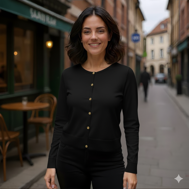 Zra Gold Stud Cardigan (2p.pack) - jqwholesale.com