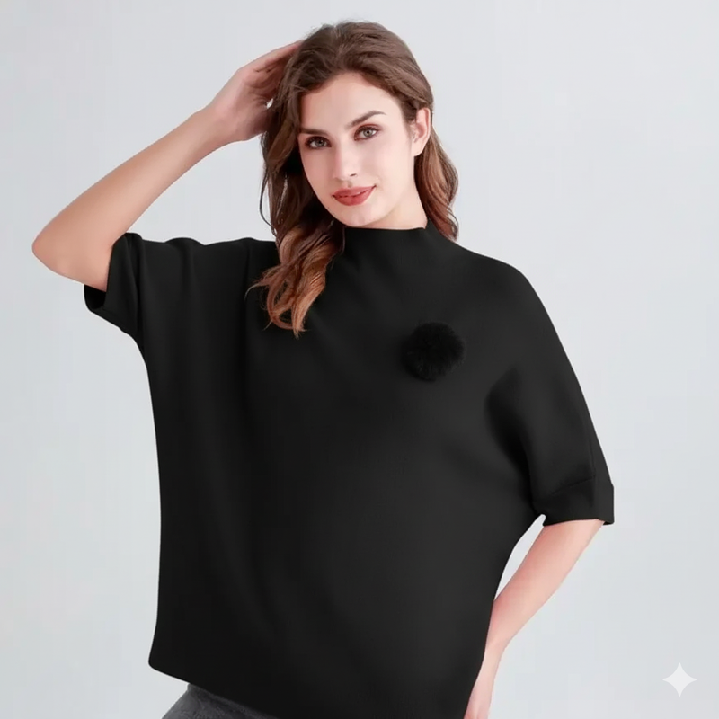 Turtle Neck Knit Jumper - jqwholesale.com