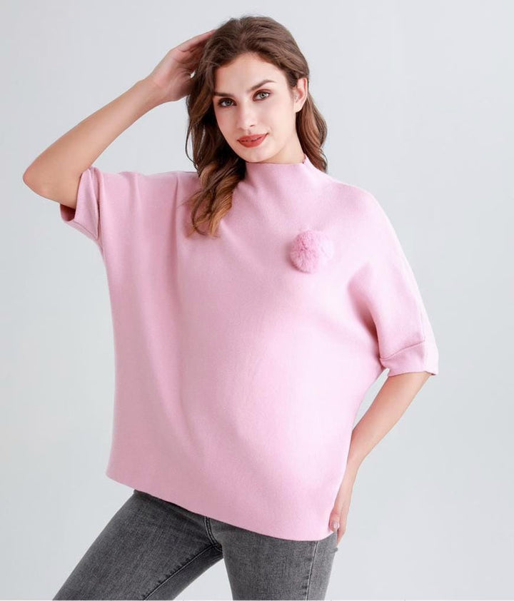 Turtle Neck Knit Jumper - jqwholesale.com