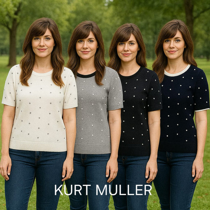 Crystal Embellished Knit Top (2p.pack) - jqwholesale.com