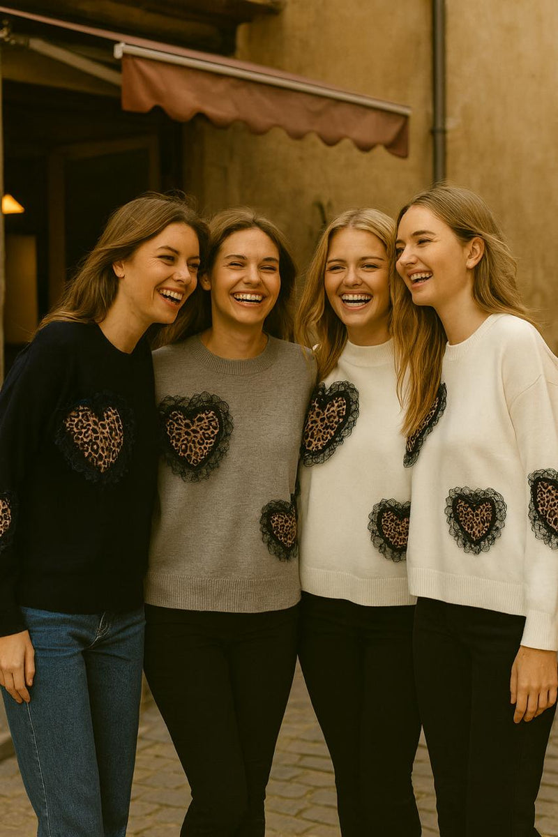 3D Leopard Heart Frill Jumper (2p.pack) - jqwholesale.com