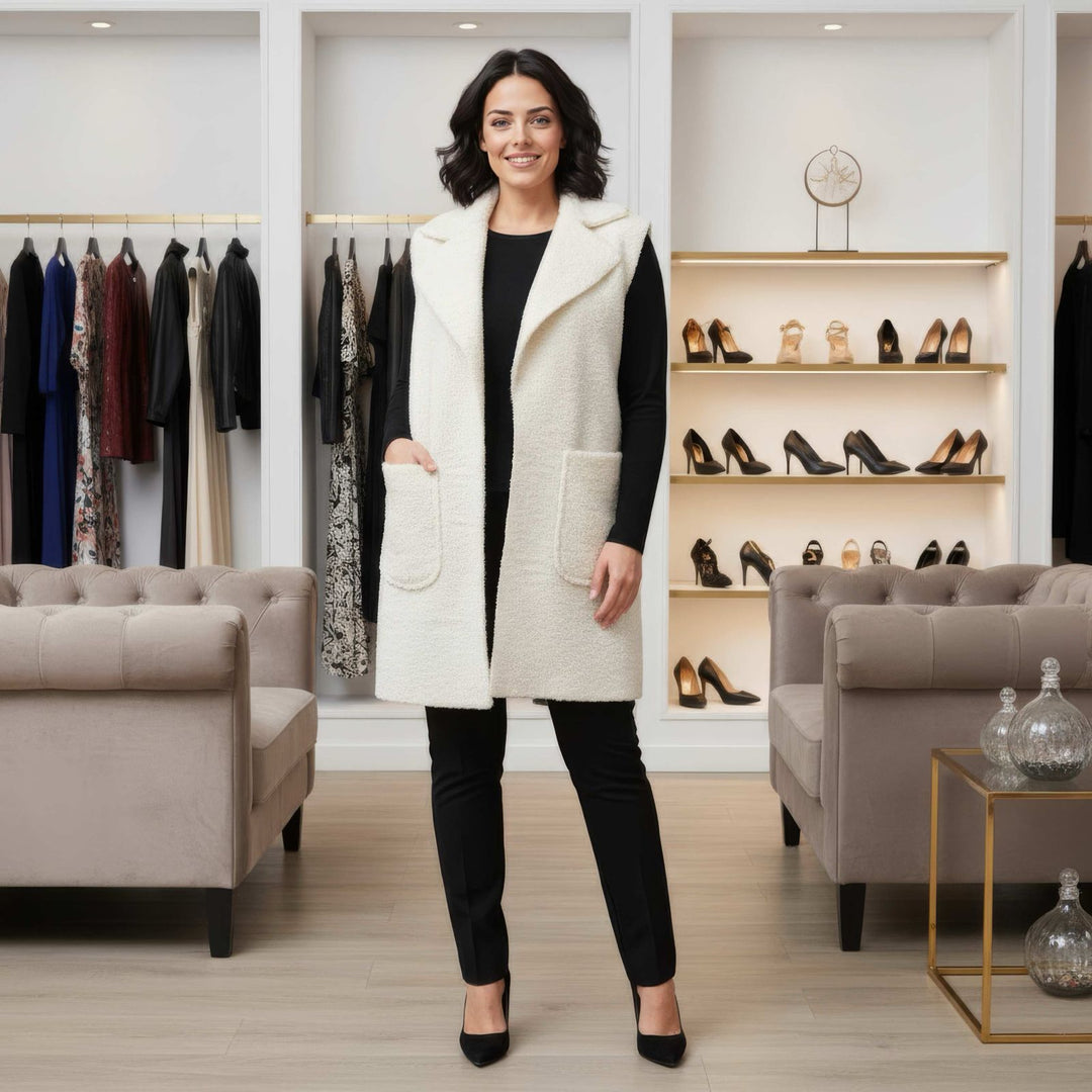 Boucle 2 Pocket Gilet - jqwholesale.com