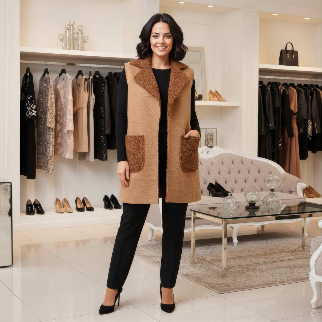 Boucle 2 Pocket Gilet - jqwholesale.com