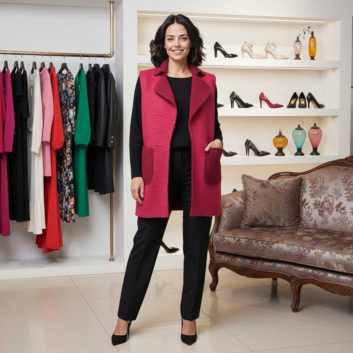 Boucle 2 Pocket Gilet - jqwholesale.com