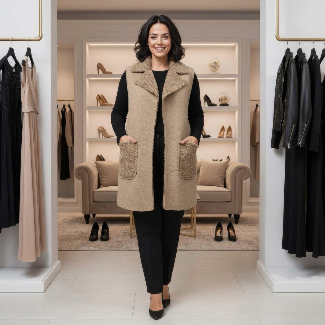 Boucle 2 Pocket Gilet - jqwholesale.com