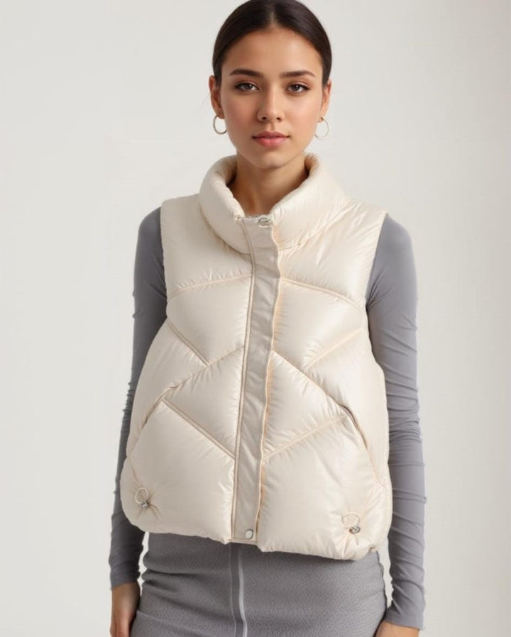Quilted Shimmer 2 pocket Gilet (3p.pack) - jqwholesale.com