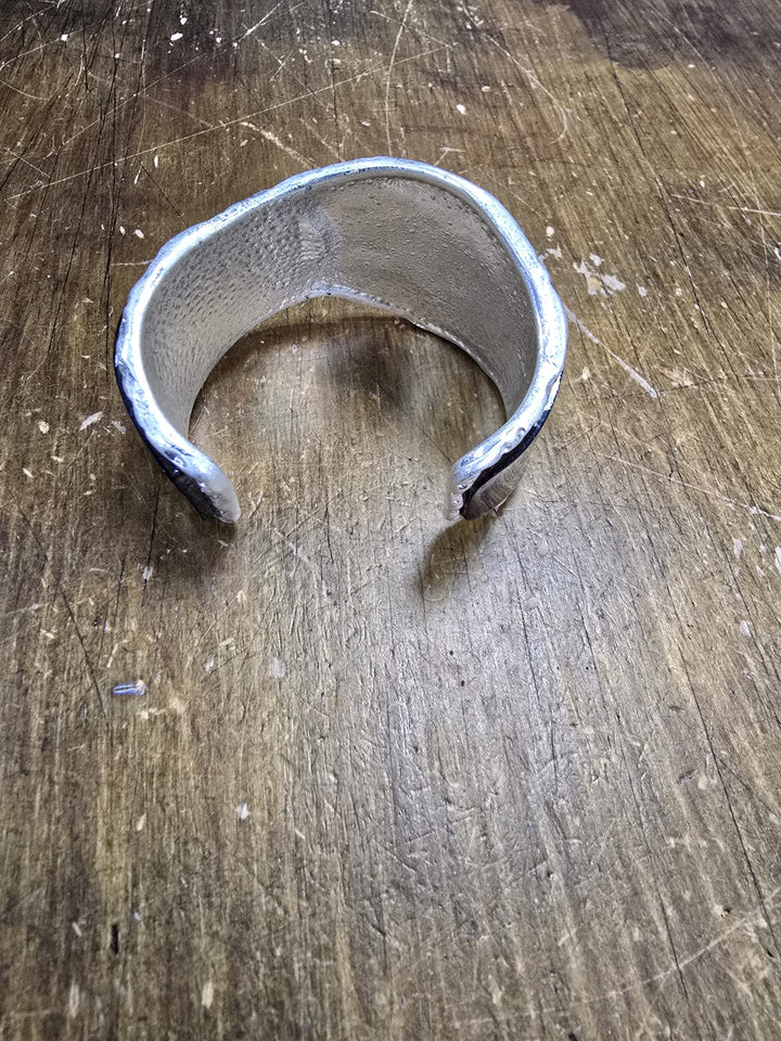 Chocolate Marble Metal Cuff bracelet - jqwholesale.com