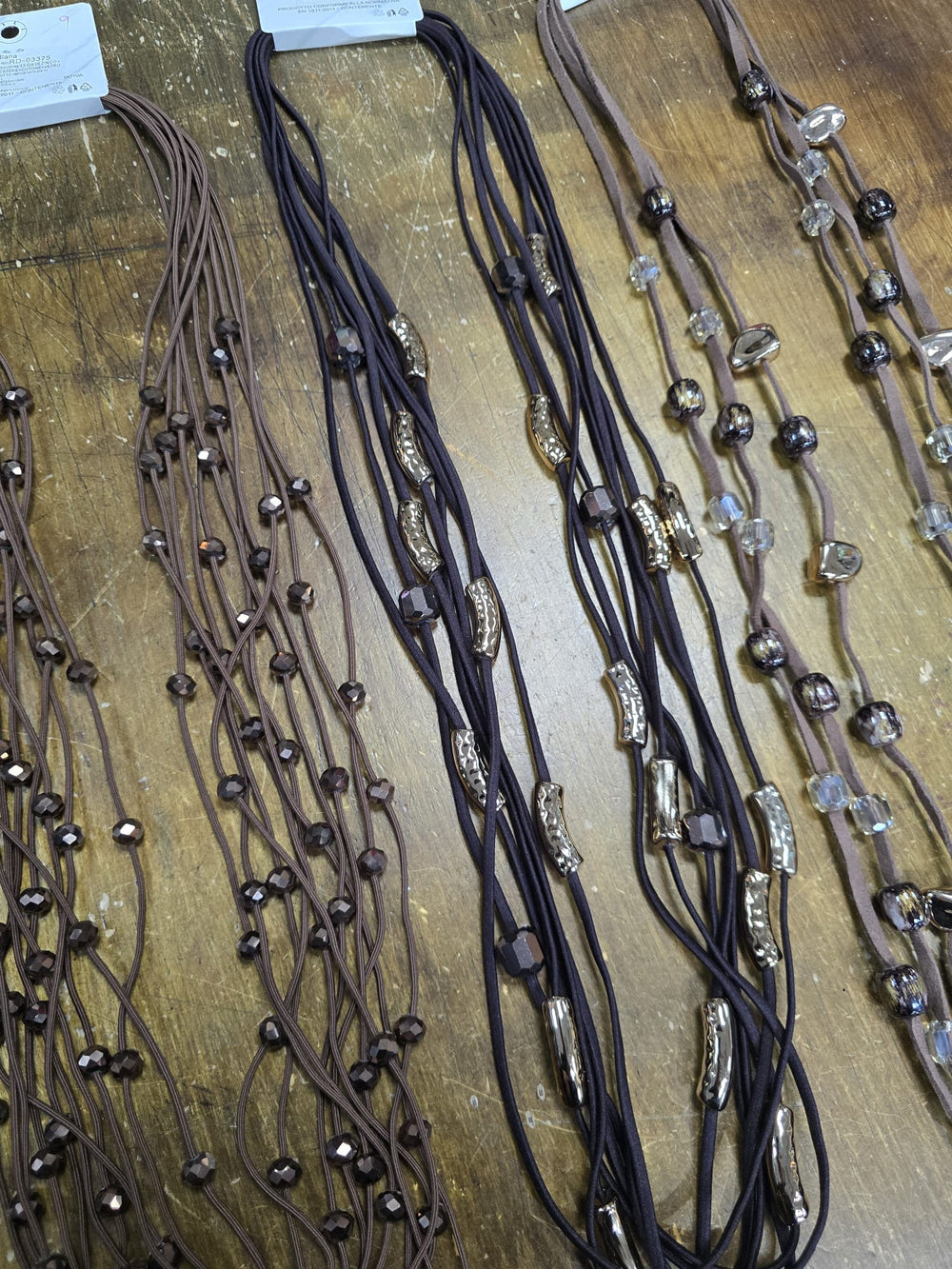 Multi Strand Bead Necklace - jqwholesale.com