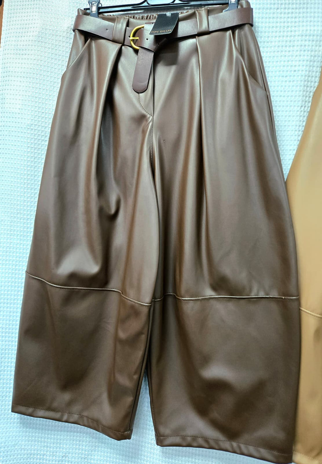 Barrell PU Leather look Trousers