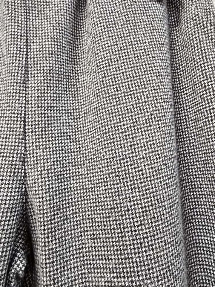 Tweed Check Wide Leg Trousers - jqwholesale.com