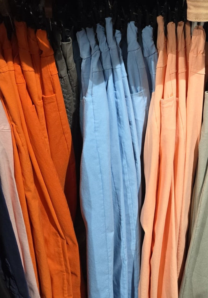 Plain Bi-Stretch Magic Trousers - jqwholesale.com