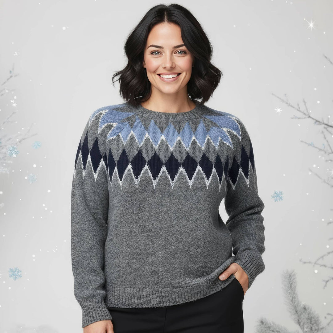 Sequin Ski Wool Blend Jumper (2p.pack) - jqwholesale.com
