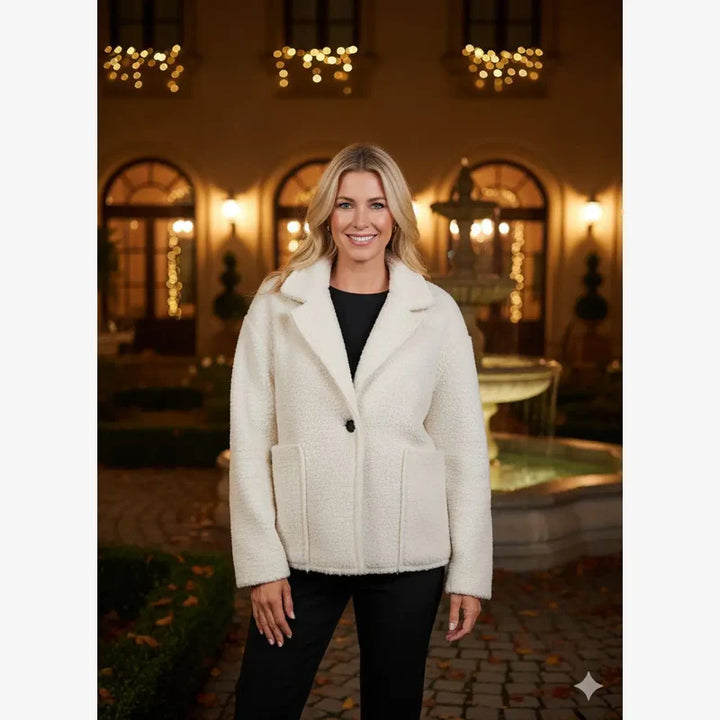 Teddy Boucle 2 Pocket Coat - jqwholesale.com