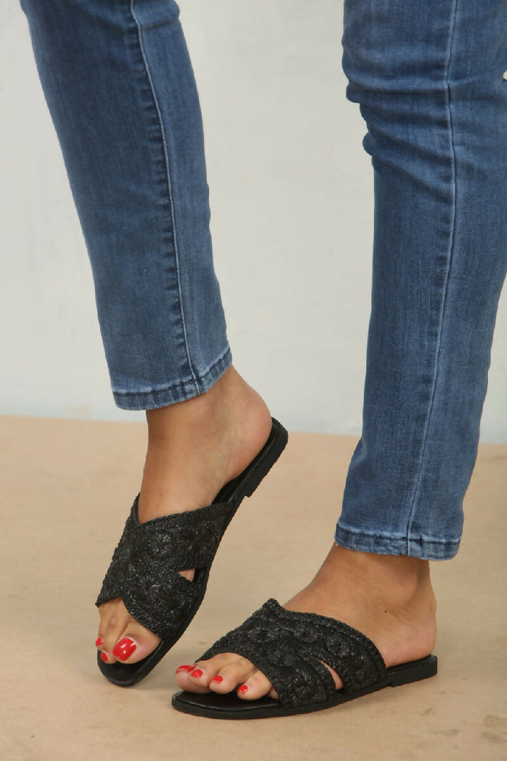 HY5001 - BLACK RAFFIA (5)