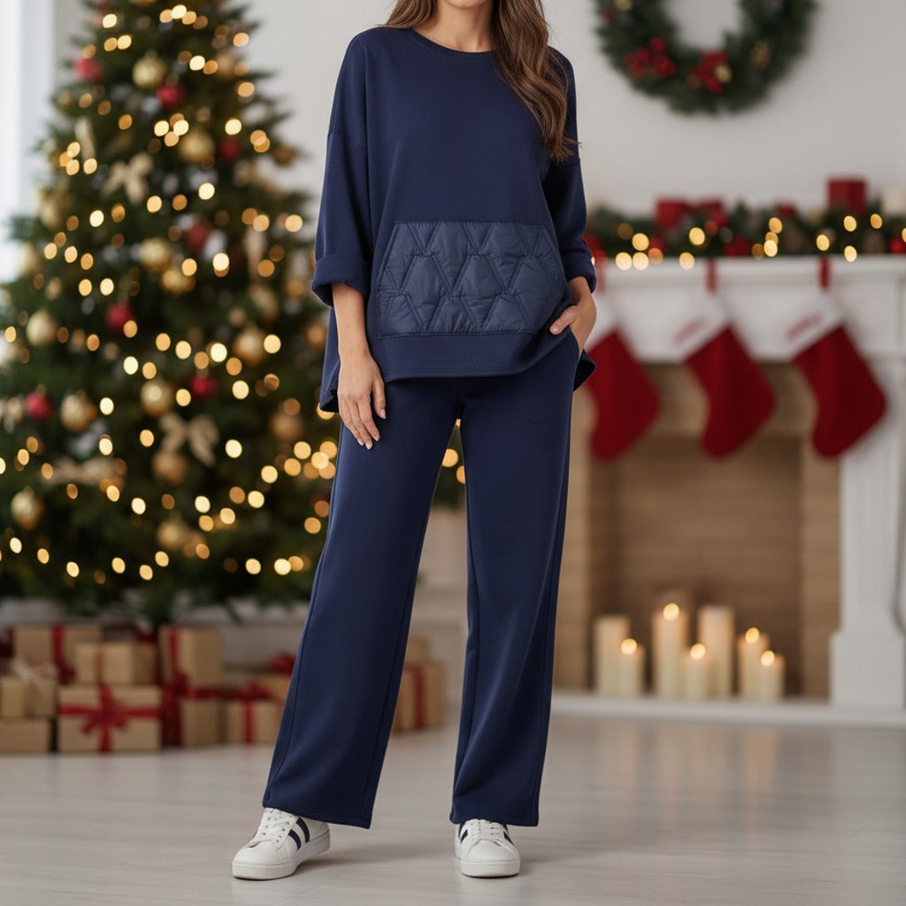 Nylon Patch Pocket Scuba Stretch Sweatshirt - jqwholesale.com