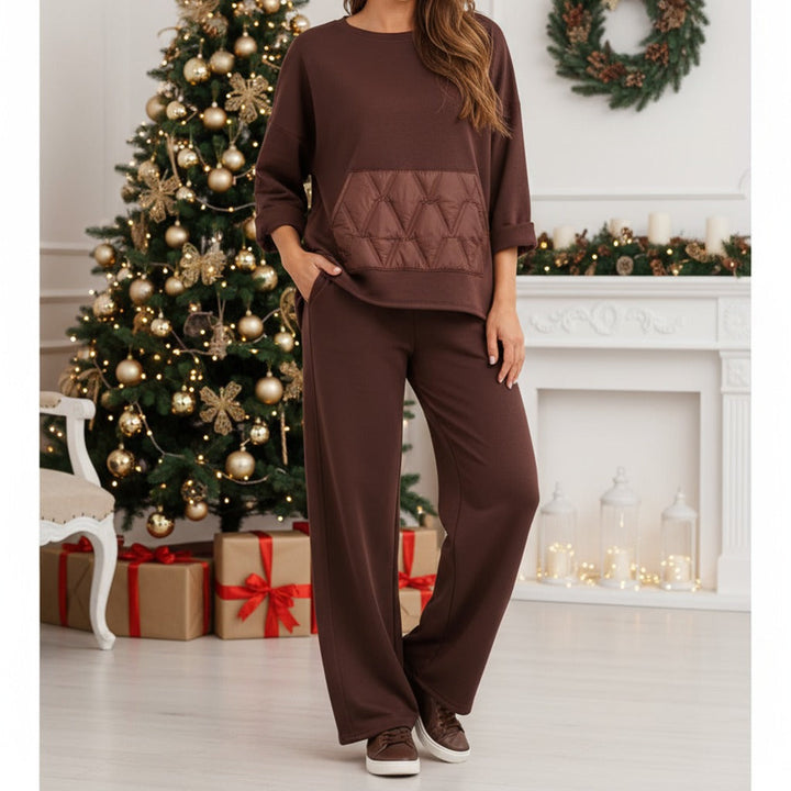 Scuba Side Seam Wide Leg Trousers - jqwholesale.com