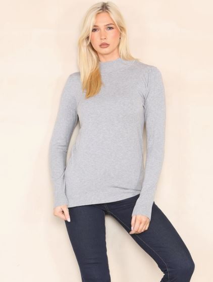 (2p. Pack) Classic Turtle Neck Knit Sweater - jqwholesale.com