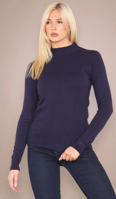 (2p. Pack) Classic Turtle Neck Knit Sweater - jqwholesale.com