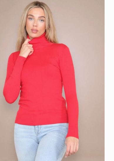 (2P. PACK) Classic Polo Neck Knit Sweater - jqwholesale.com