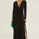 Viki Long Sleeve Maxi Dress in Black